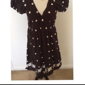 Cute brown summer dress